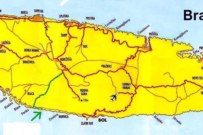 Plaza Divuje Murvica (Brac)